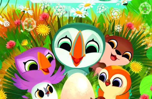 Photo de Nouveaux copains à Puffin Rock
