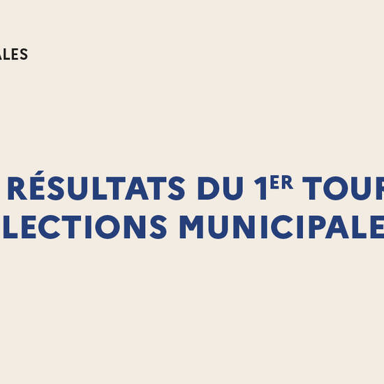 Photo de Élections municipales 2026 : les résultats