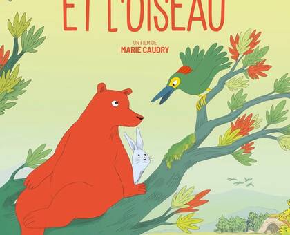 Illustration de L'Ourse et l'oiseau